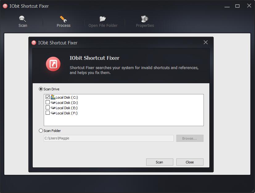 shortcut-fixer