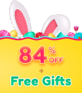 84% OFF + Free Gifts