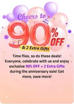 90% OFF