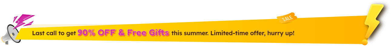 90% OFF