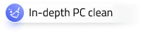 In-depth PC clean
