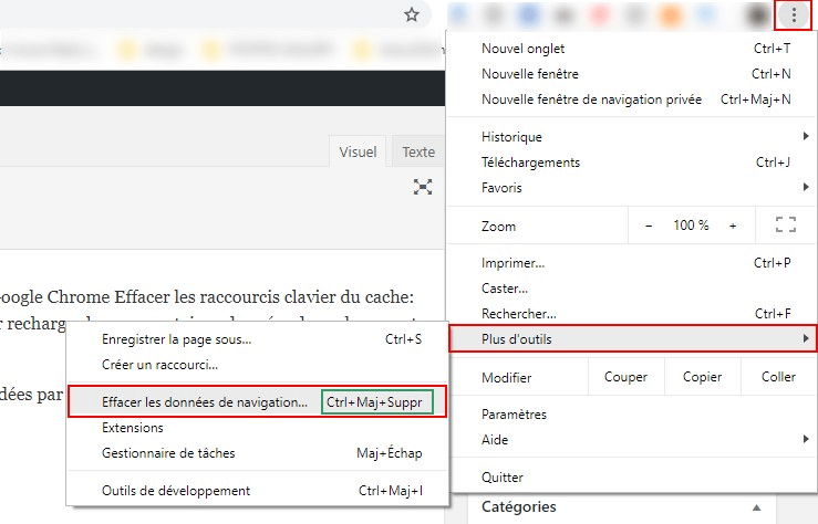 Comment vider le cache de Chrome