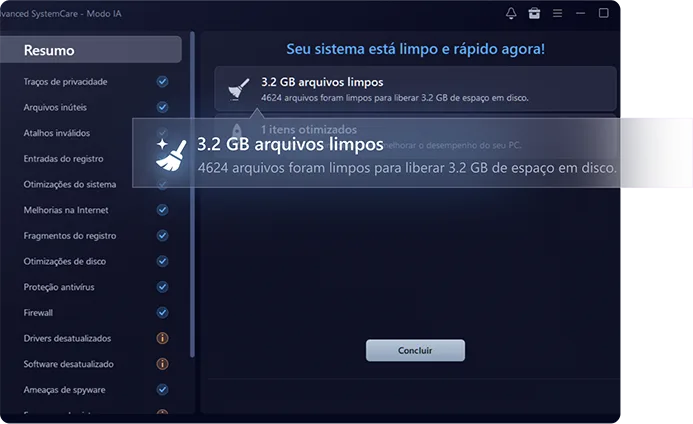 Limpar PC com Advanced SystemCare