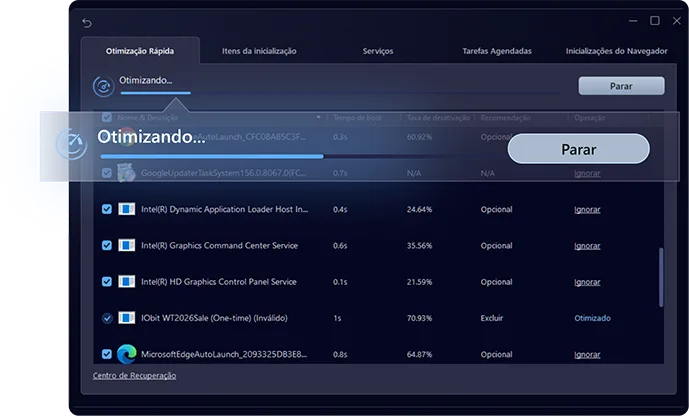 Otimize a inicialização do PC com Advanced SystemCare