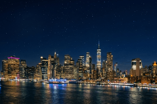 Clean Night Cityscape