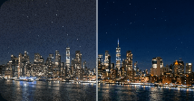Noisy to Clean Night Cityscape