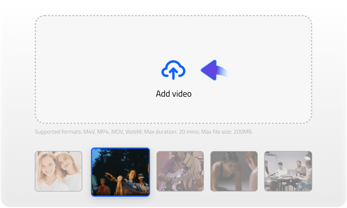 Upload Video to Enhance