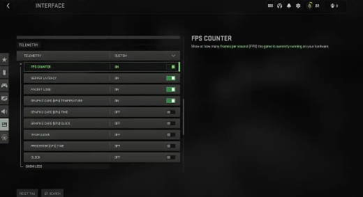 In-Game Settings