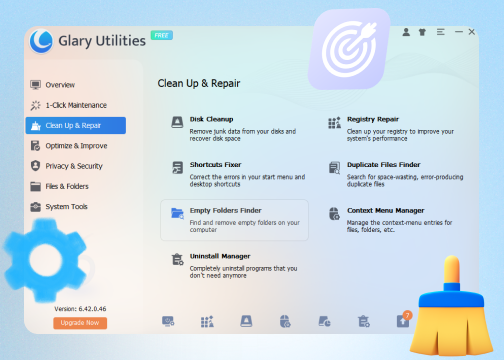 Corn Features of Glary Utilities