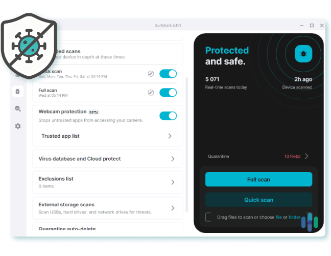 Surfshark Antivirus Review