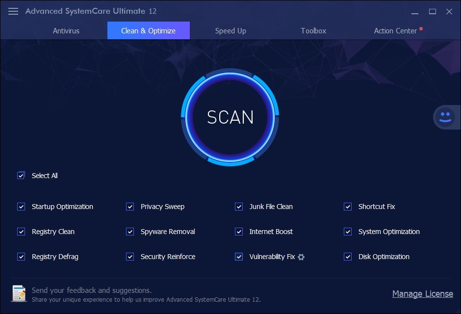 Advanced SystemCare Pro 12 Free Download