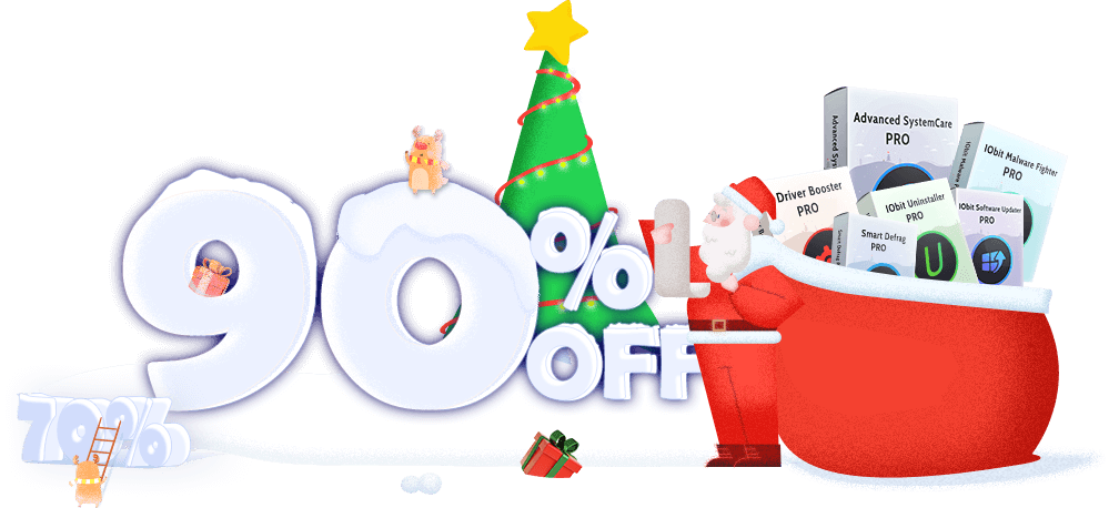 IObit Xmas Sales 2025: Up to 90% off