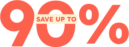 90% OFF