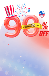 90% OFF