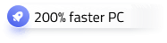 200% faster PC