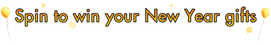 Spin to win your New Year gifts