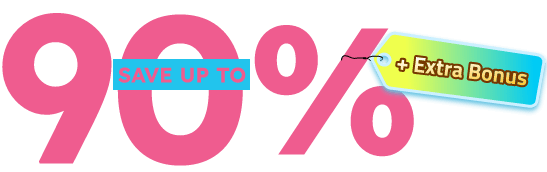 90% OFF+ Extra Bonus