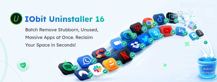 IObit Uninstaller 16 Brings Advanced Software Uninstall and Relocation