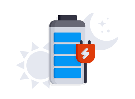 Risparmia il consumo della batteria