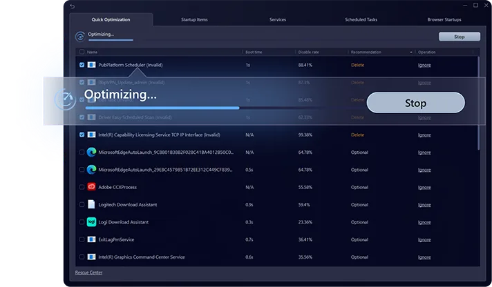 Advanced SystemCare PC Startup Optimizer