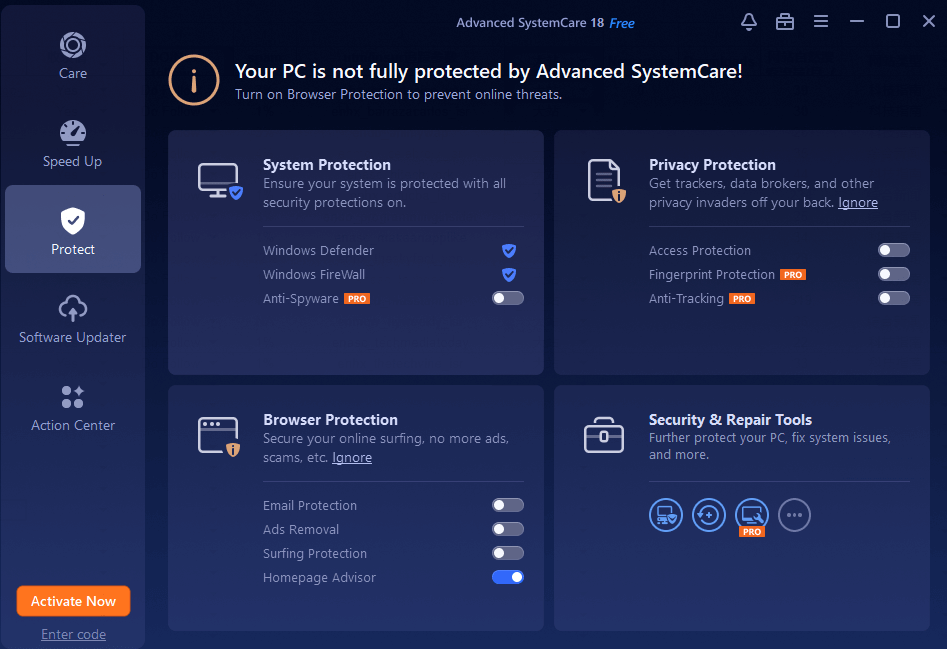 advance system care