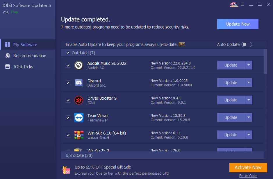 IObit Software Updater 5 gets the latest updates for your critical programs - IObit