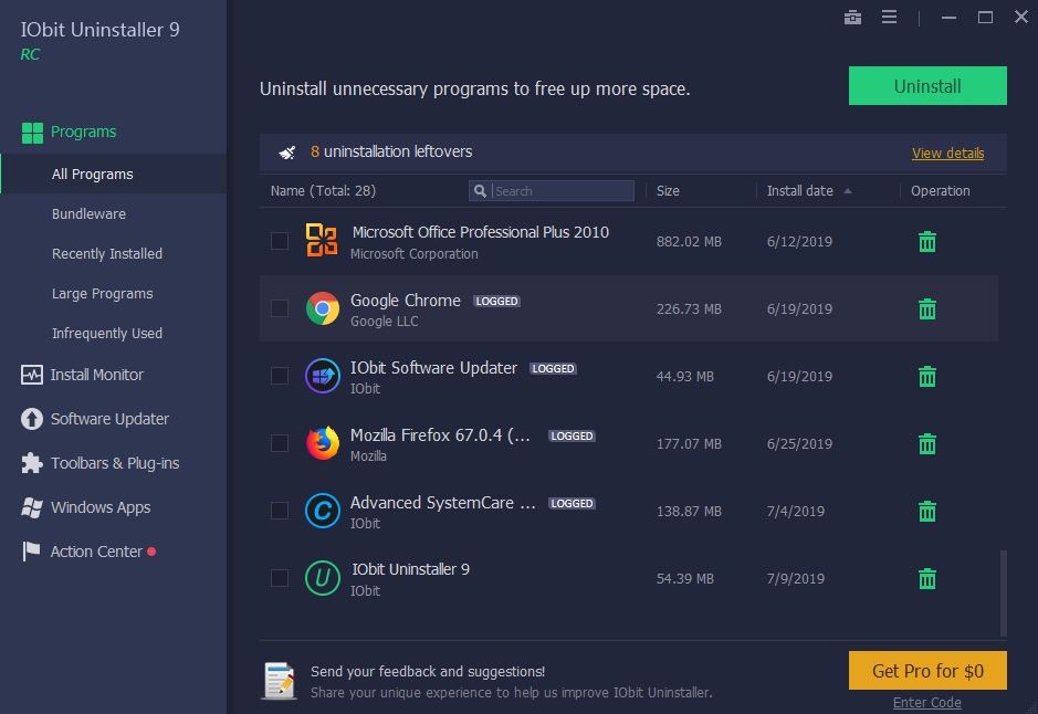 iobit uninstaller 9 iobit uninstaller 9