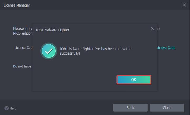 Activate Malware Fighter 10 free