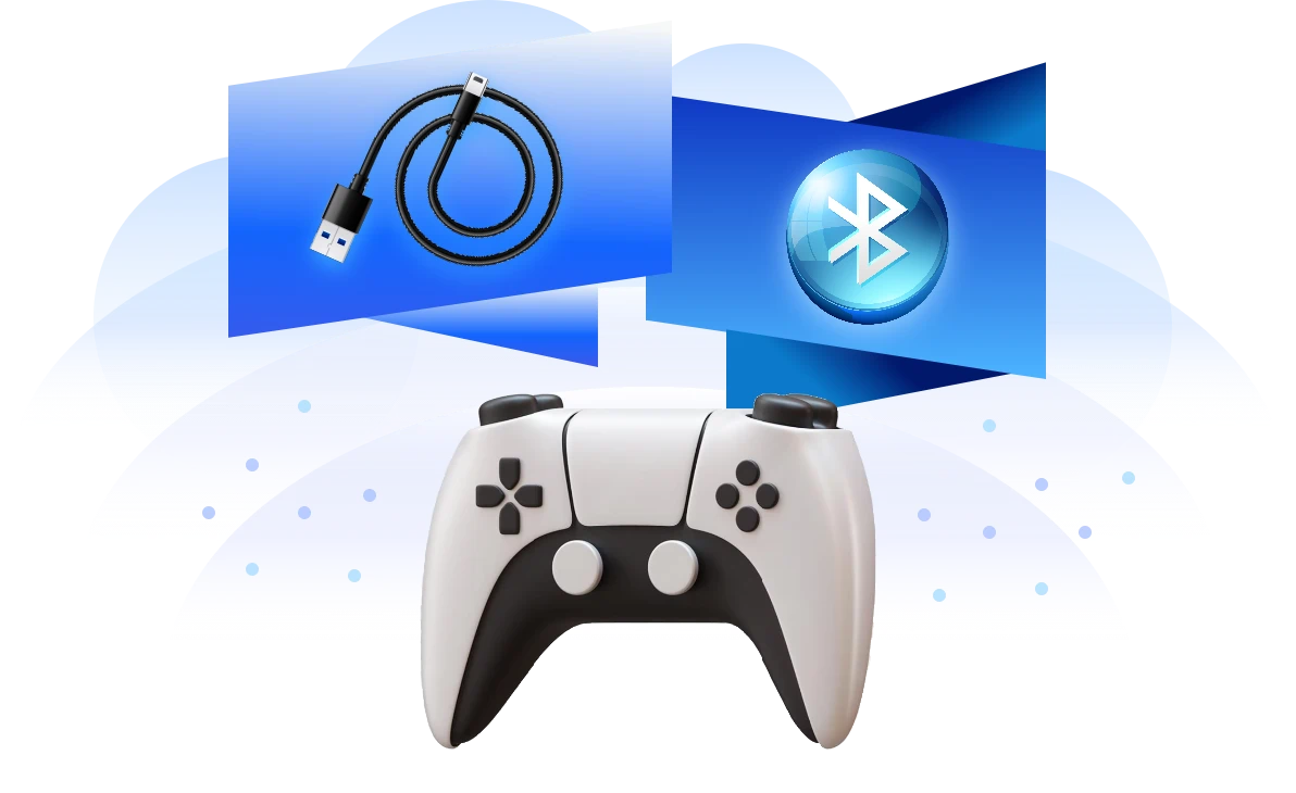 Easy Test via USB or Bluetooth Connection