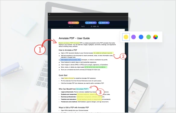 Annotate & Highlight Digital Textbook